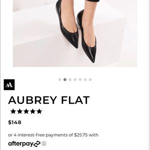 Botkier Audrey Flats (6) black studded leather